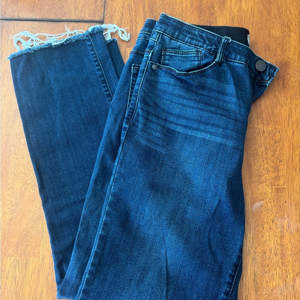 Wit & Wisdom Dark Blue Ankle Jeans